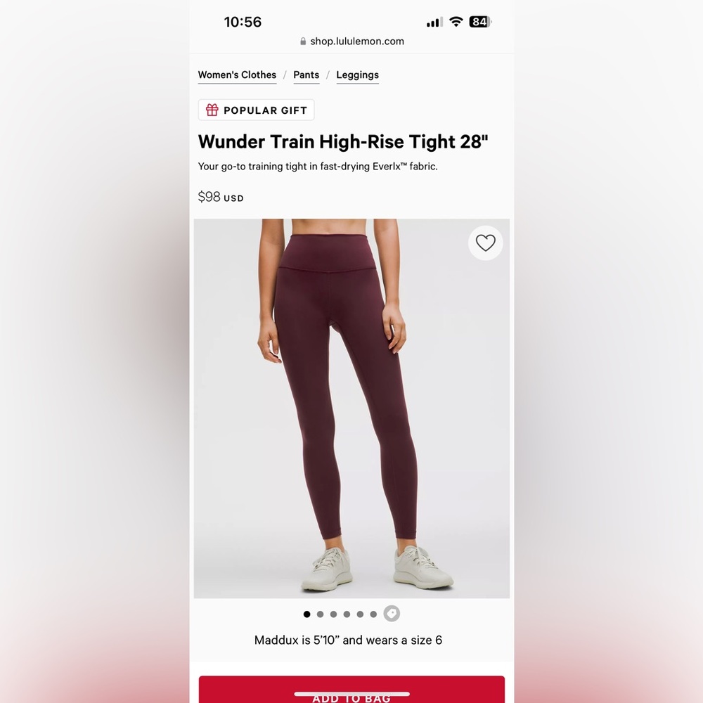 Wunder Train High-Rise Tight Lululemon Leggings